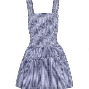 Hill House - Blue Gingham Azalea Mini Nap Dress